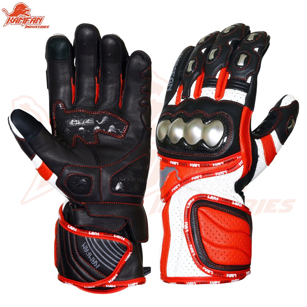 Motorbike Leather Gloves